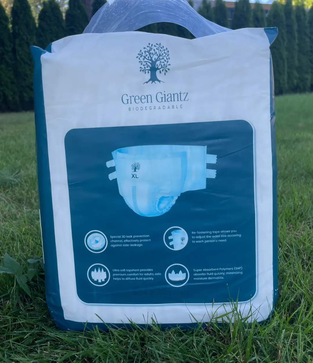 Green Giantz Biodegradable Adult Diapers