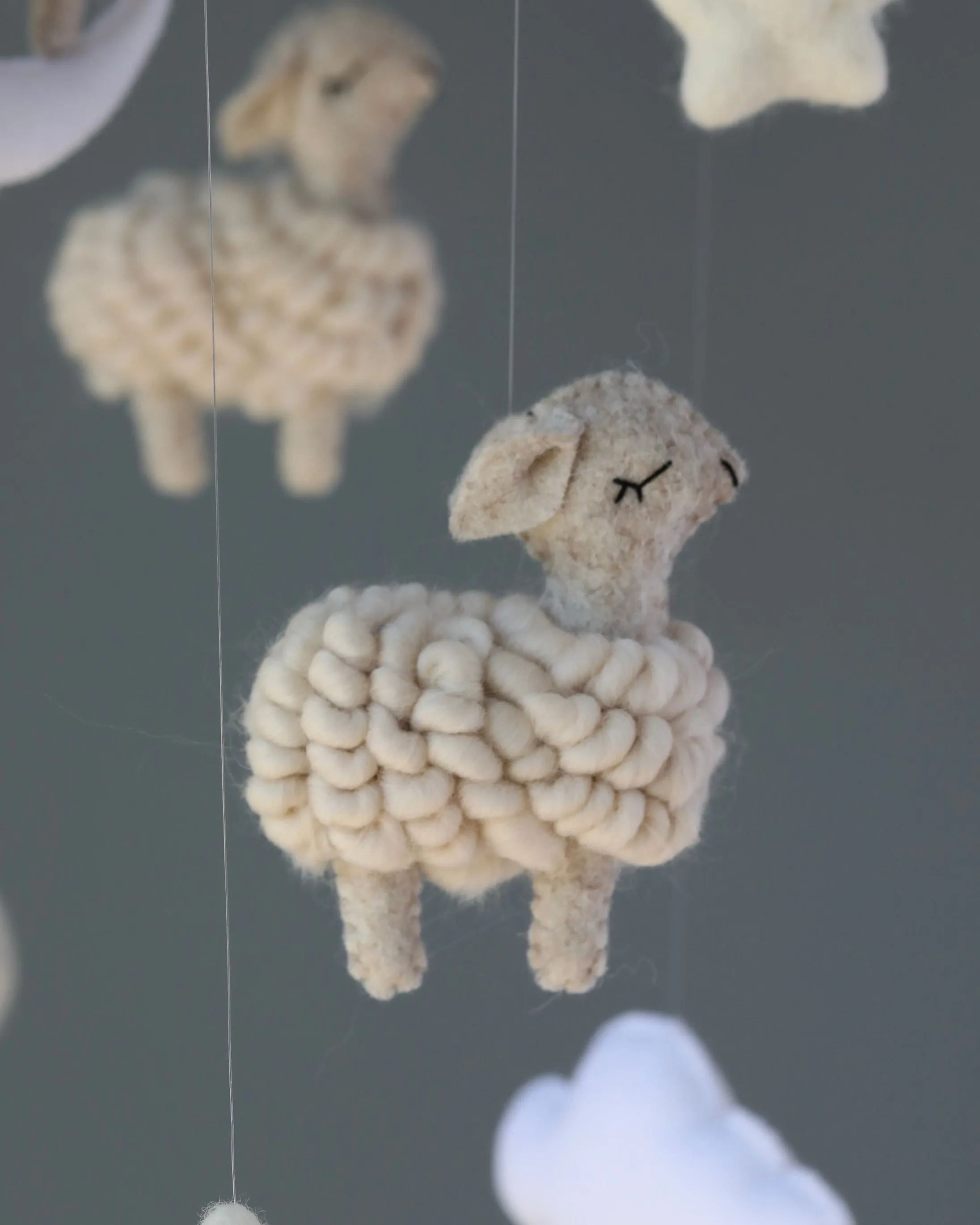 Handmade Mobile - Little Sheep - Final Sale