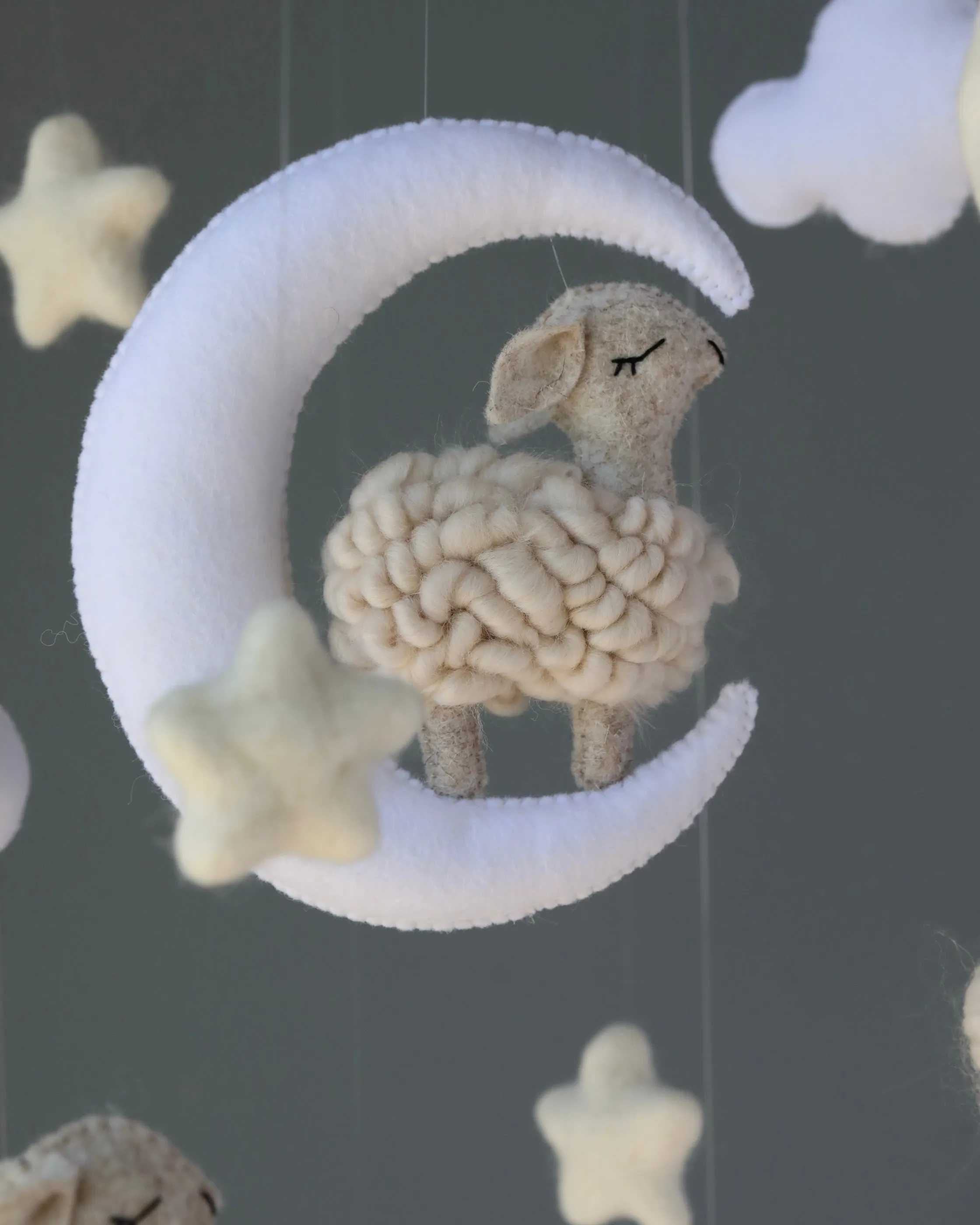 Handmade Mobile - Little Sheep - Final Sale