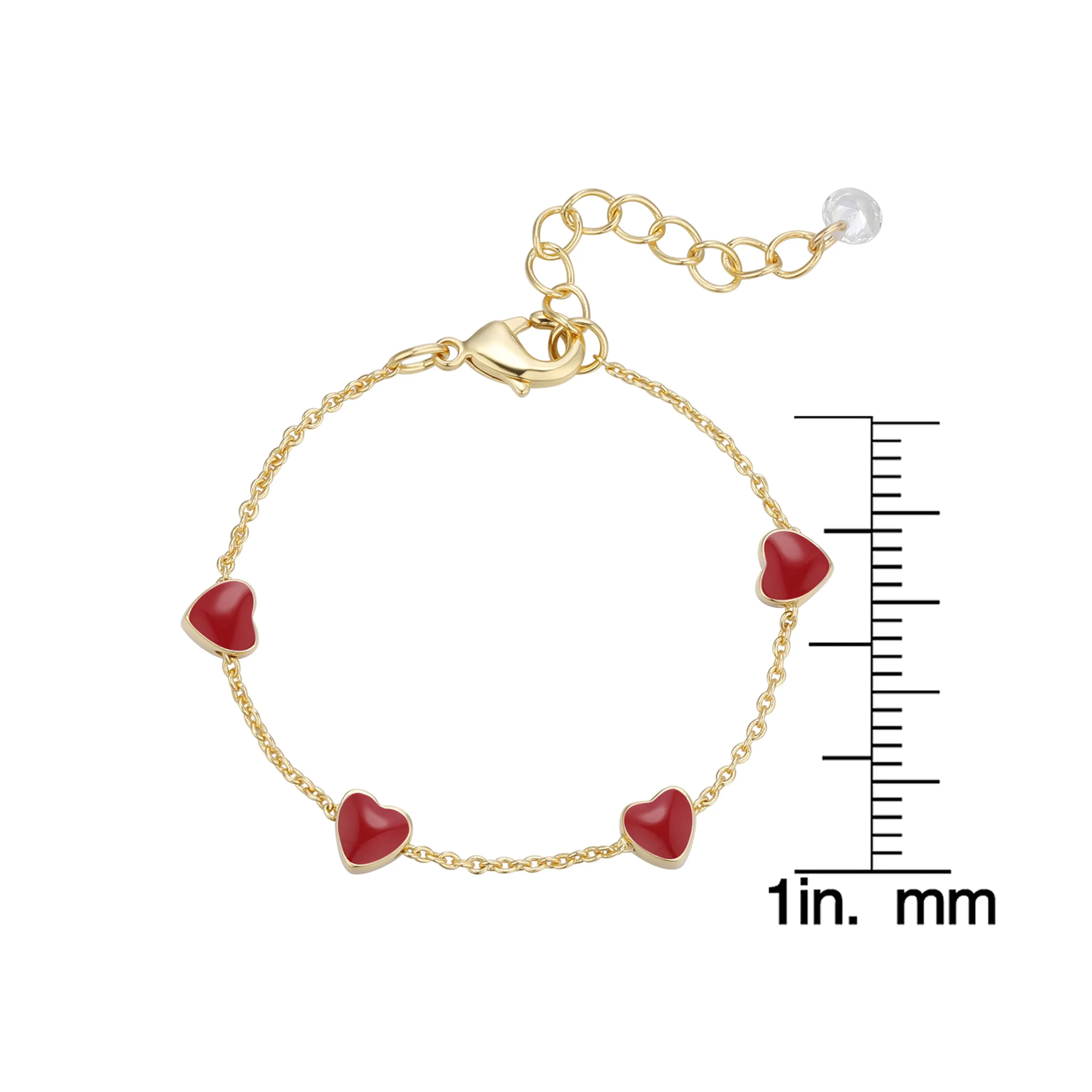 Heart Bracelet - Red (Baby)