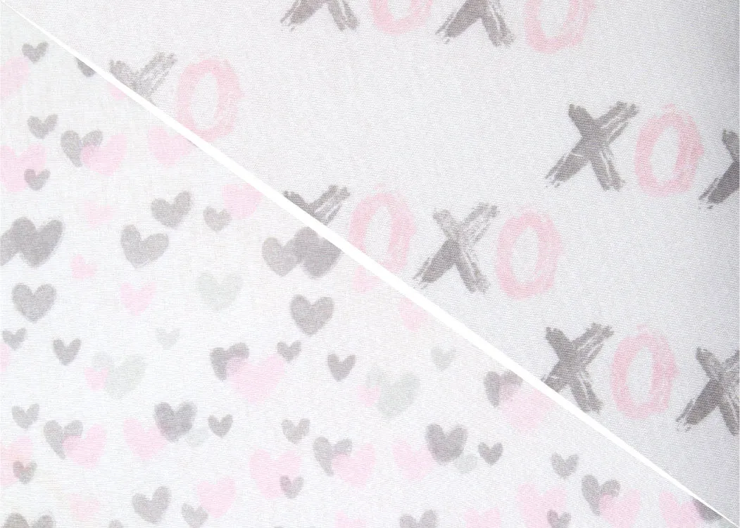 Hearts N Kisses Fitted Crib Sheets - 2 Pack