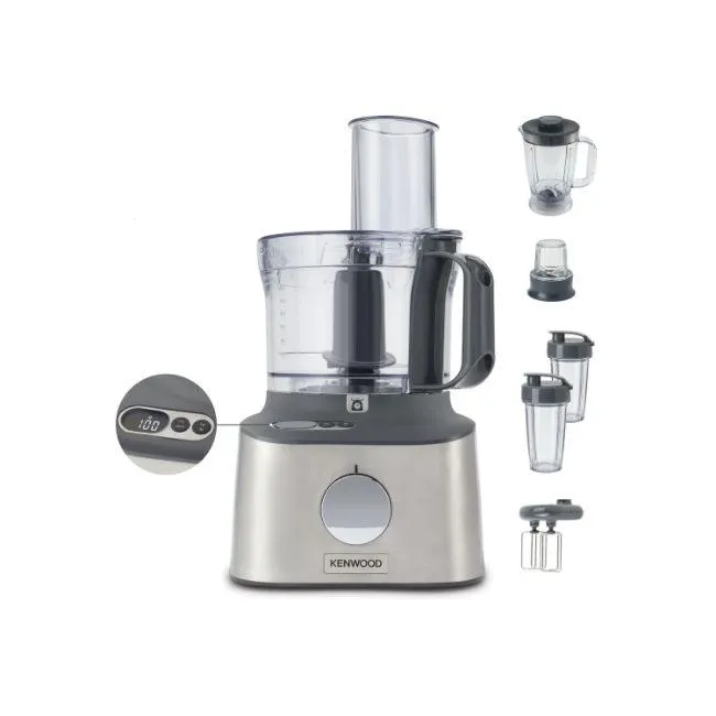 Kenwood Multipro Compact   Food Processor | Stainless Steel | FDM312SS