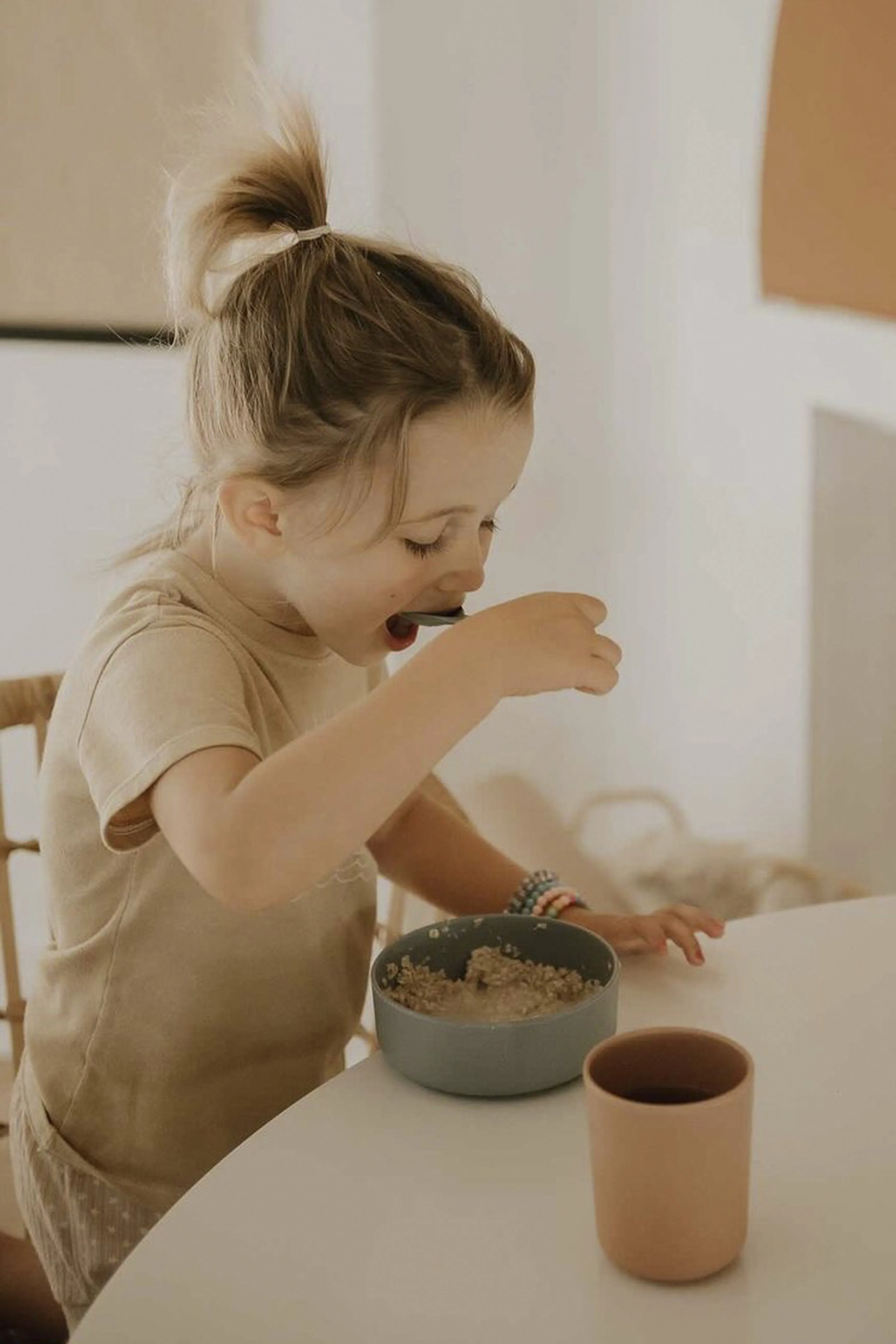 Kids Bamboo Cups - Cloud Blue