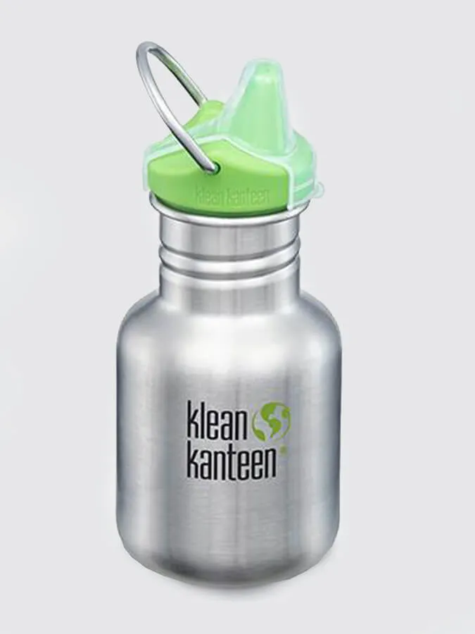 Klean Kanteen Classic Kid Bottle 355ml - Sippy Cap With Metal Ring