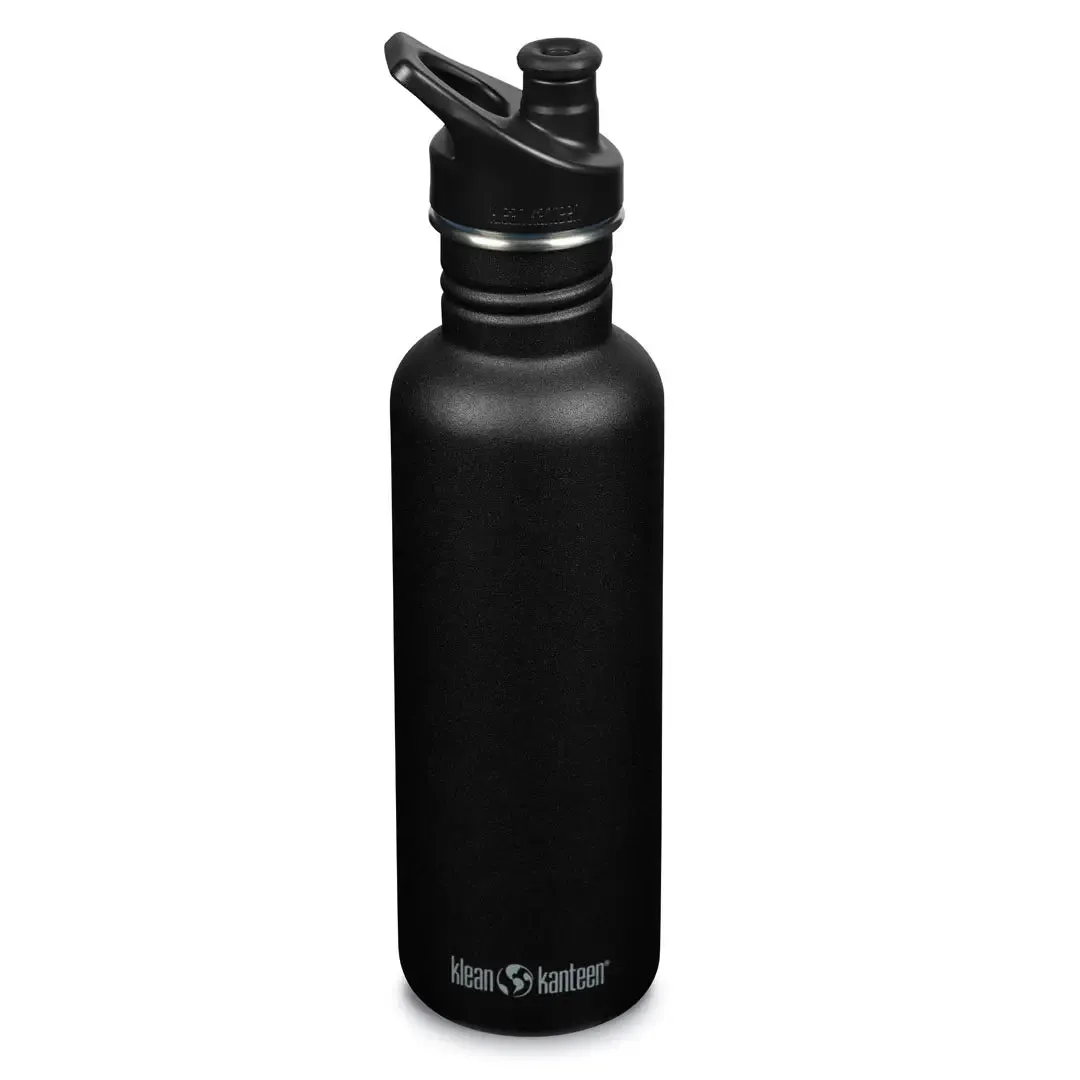 Klean Kanteen Classic Sports Cap Stainless Steel Water Bottles 800ml