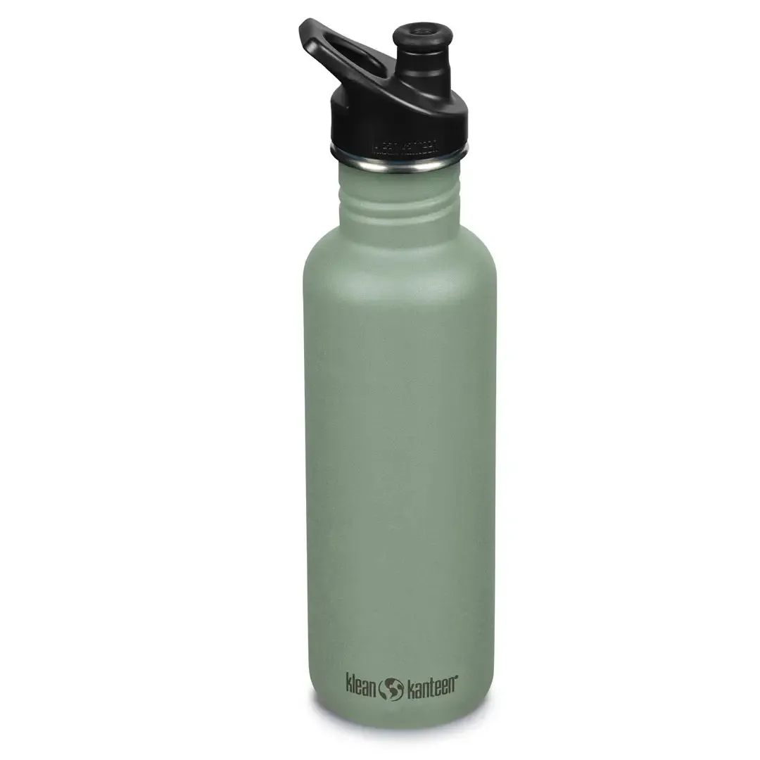 Klean Kanteen Classic Sports Cap Stainless Steel Water Bottles 800ml