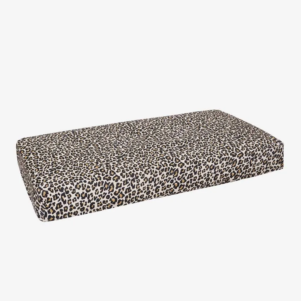 Lana Leopard Tan Crib Sheet