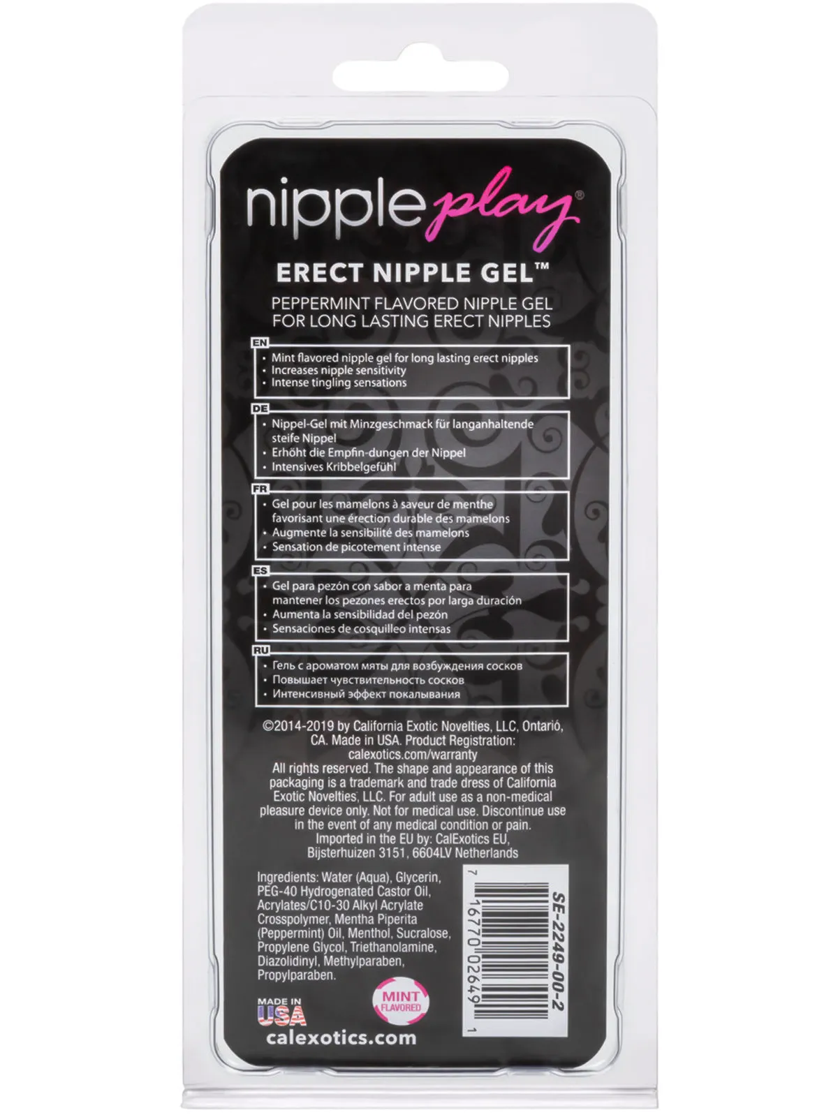 Nipple Play - Erect Mint Gel 15ml