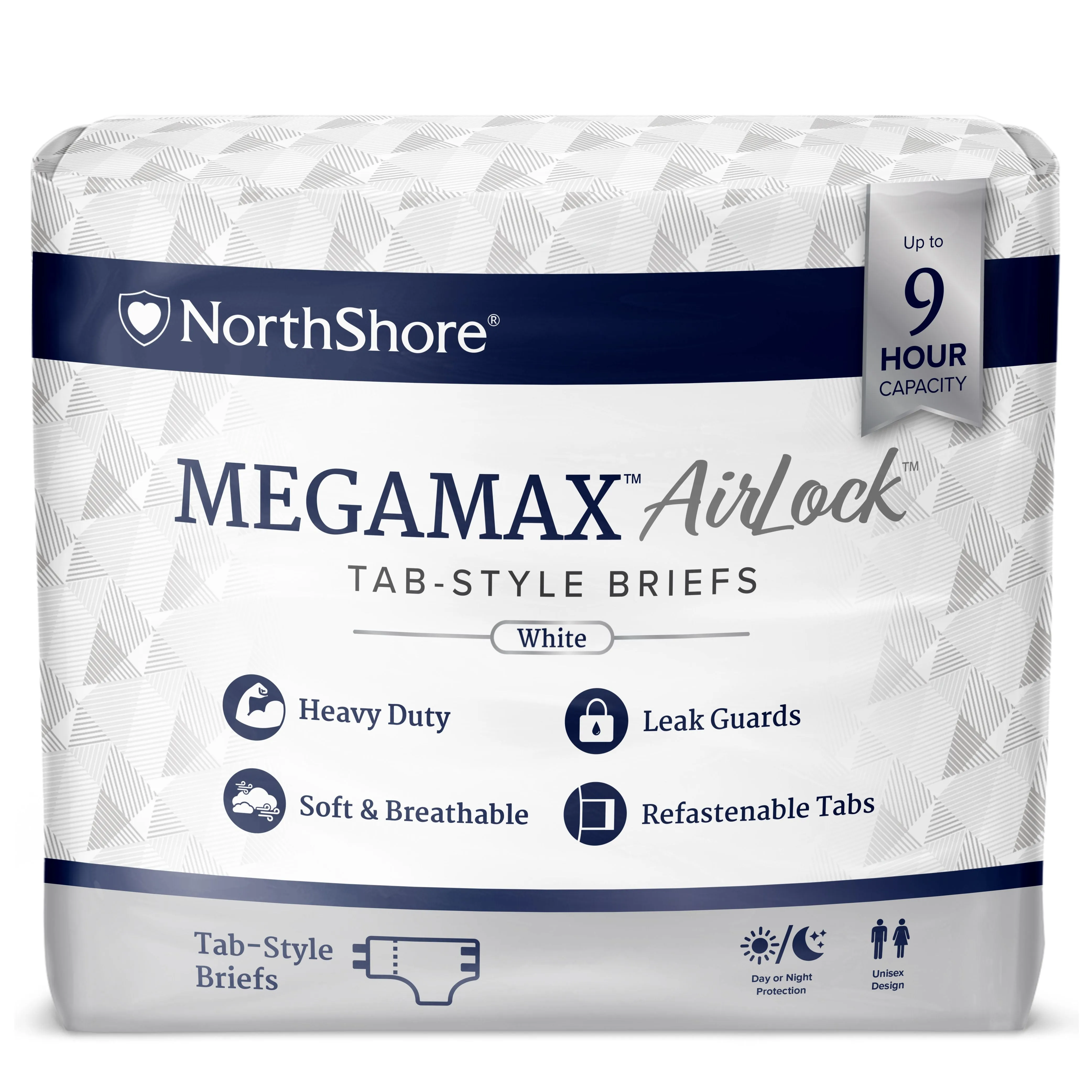 NorthShore MEGAMAX AirLock Adult Diapers