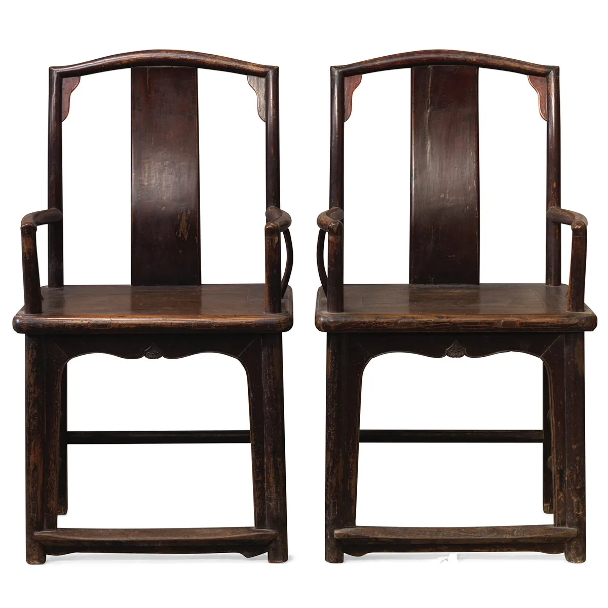 Pair of Round Backed Southern Official Chairs