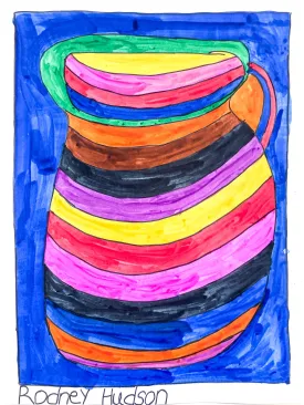 Rainbow Pitcher, by Rodney Hudson