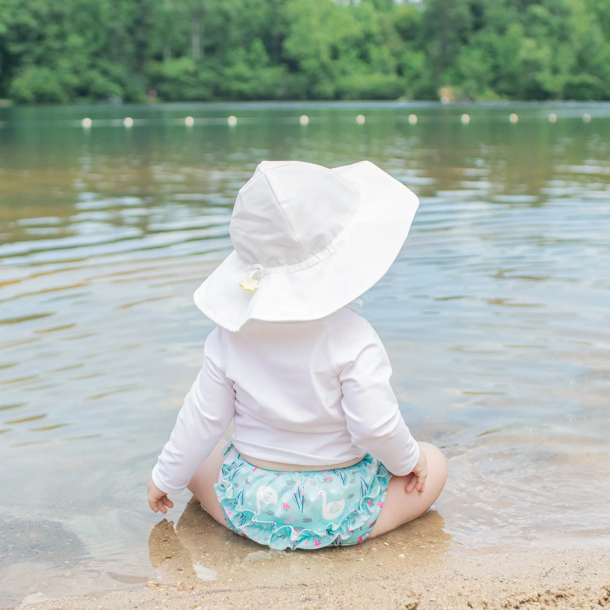 Reusable Swim Diaper & Sun Hat Set