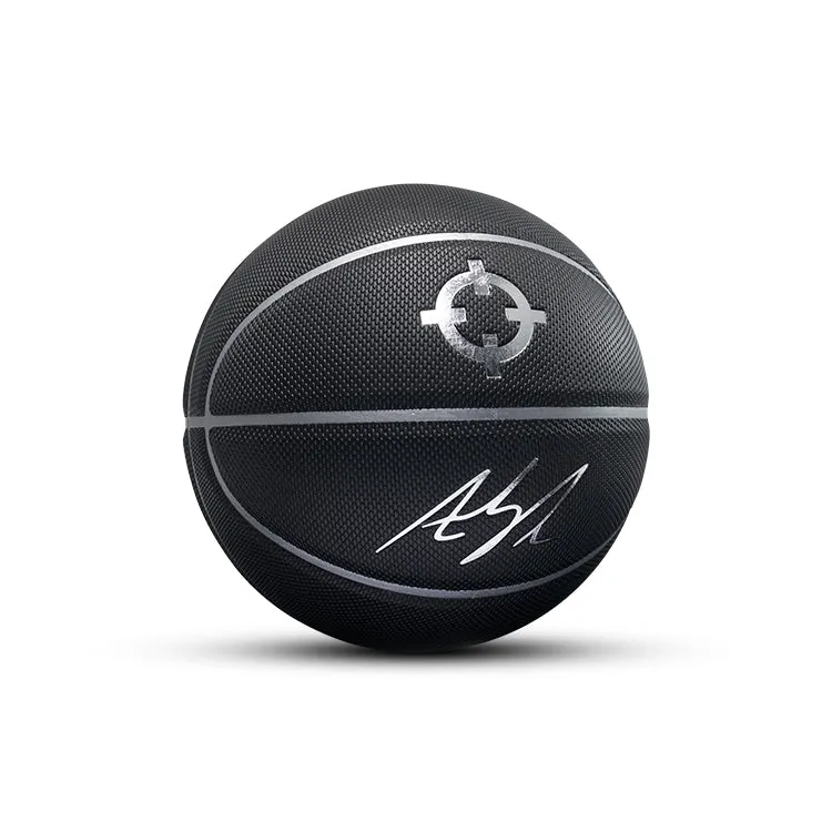 Rigorer Austin Reaves Signature Moisture Absorbent PU Basketball 'Black/Sliver'[Z123320110-7]