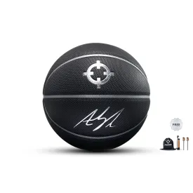 Rigorer Austin Reaves Signature Moisture Absorbent PU Basketball 'Black/Sliver'[Z123320110-7]