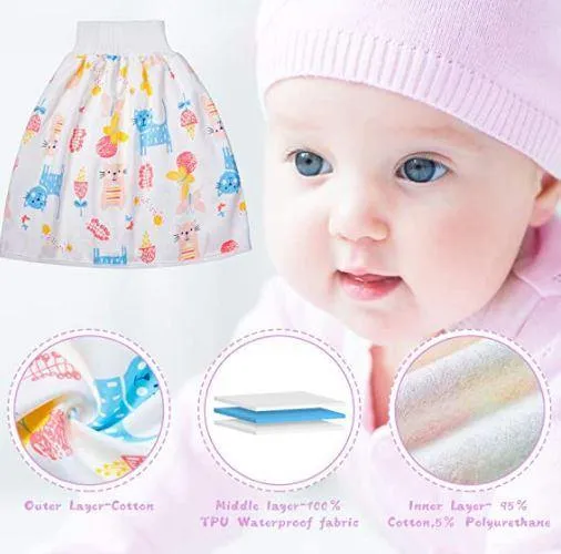 Safe Baby Diaper Waterproof Skirt