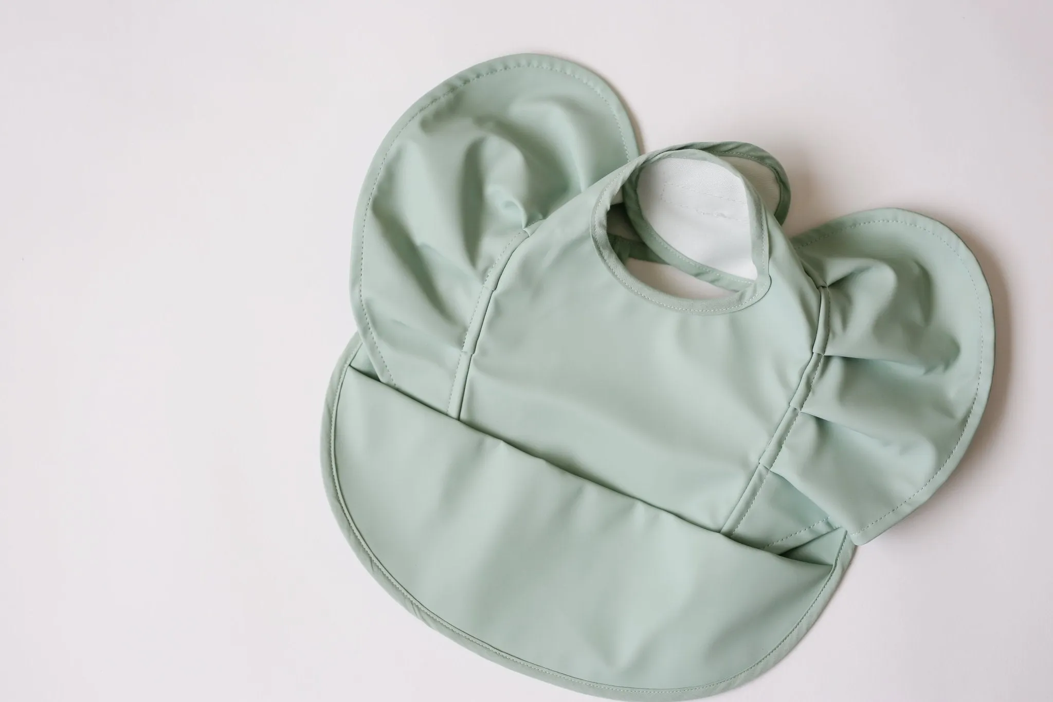 Sage Frill Snuggle Waterproof Bib