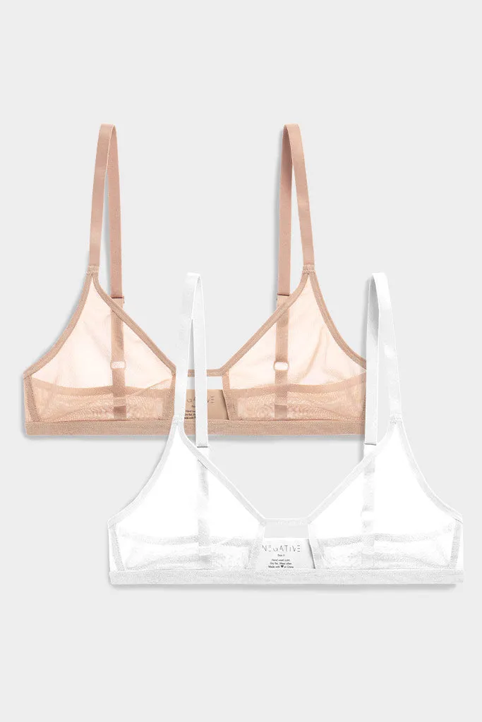 Sieve Cutout Bra Custom 2-Pack