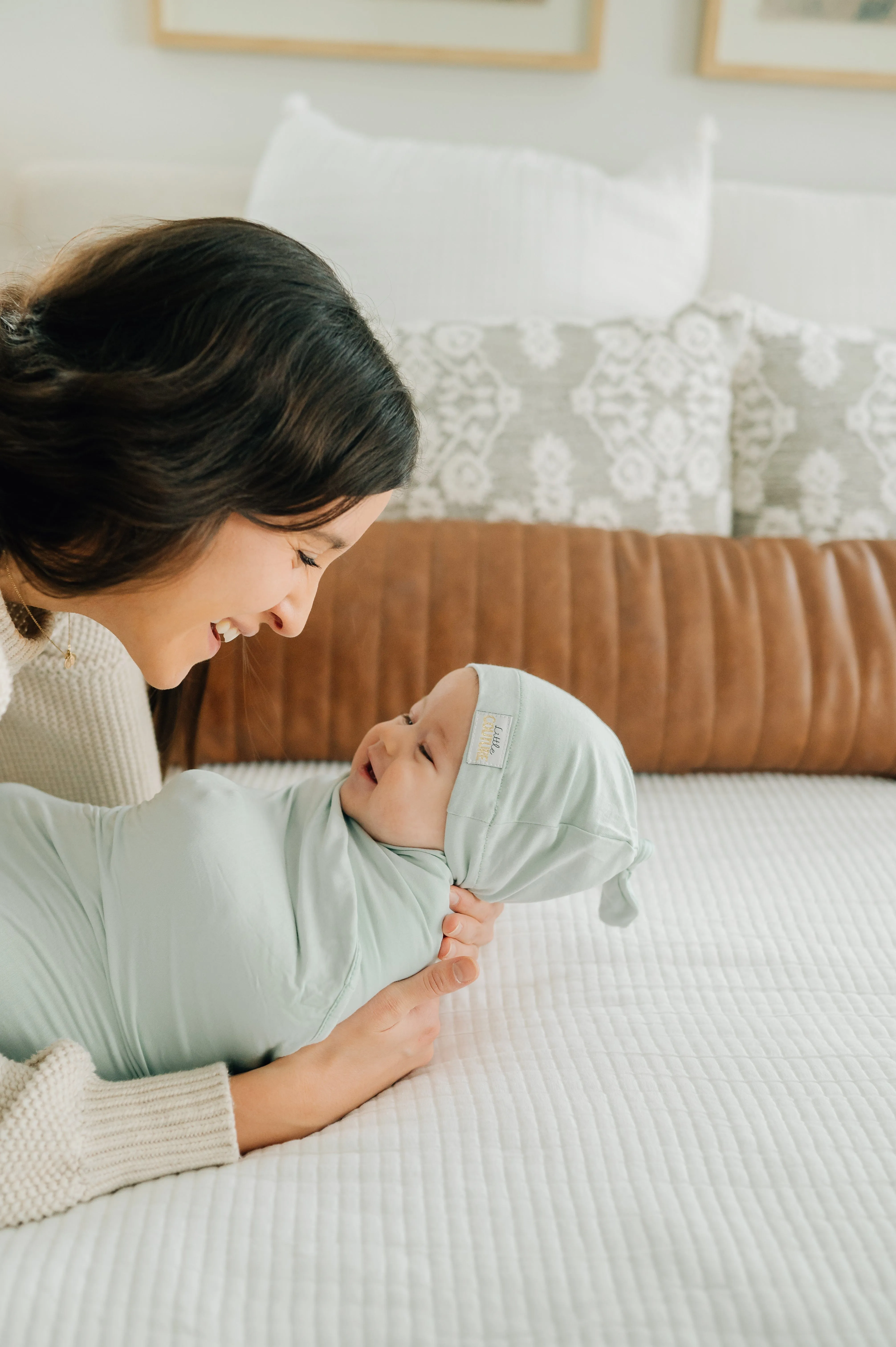 Swaddle and Hat - Cactus Pear