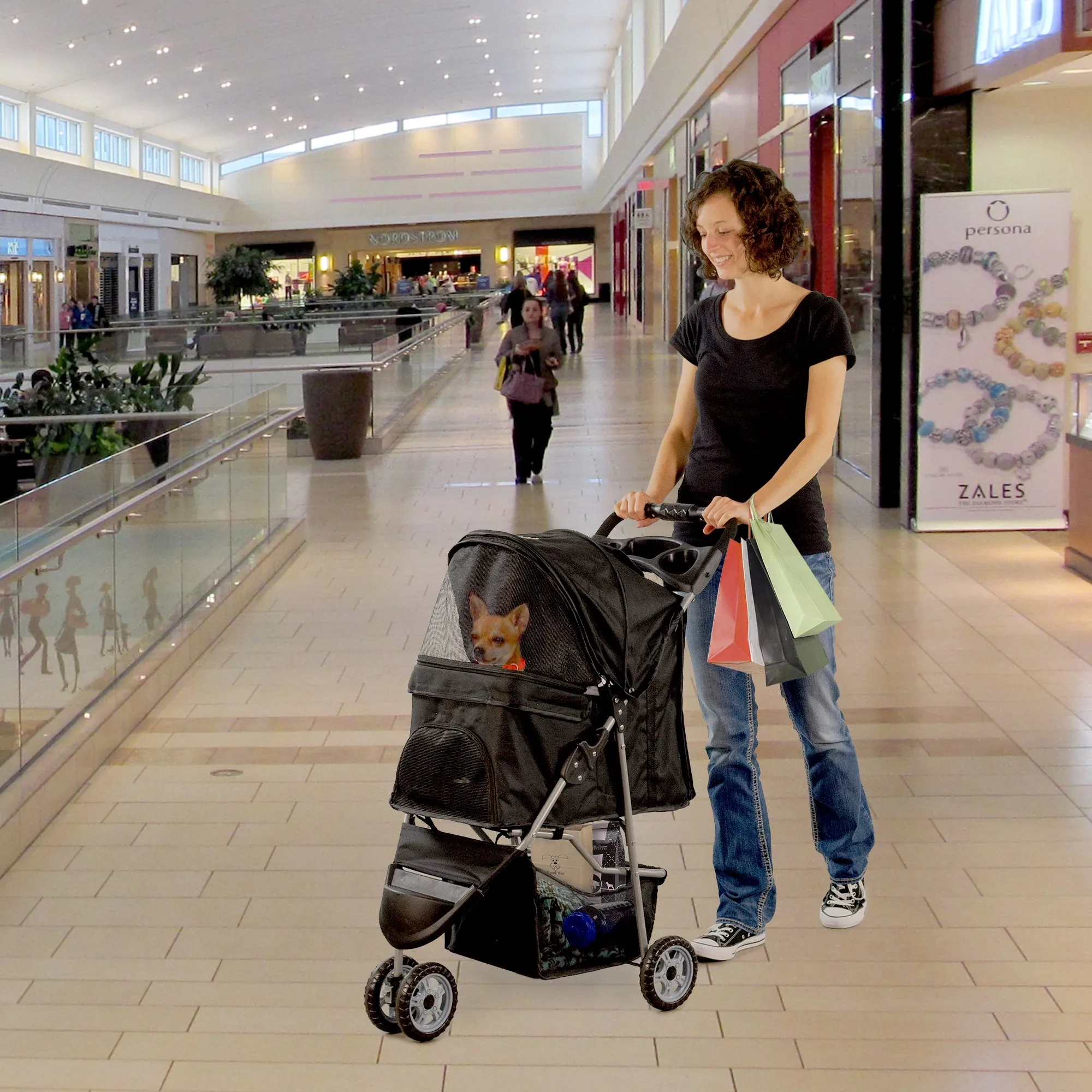 Three Wheel Pet Stroller