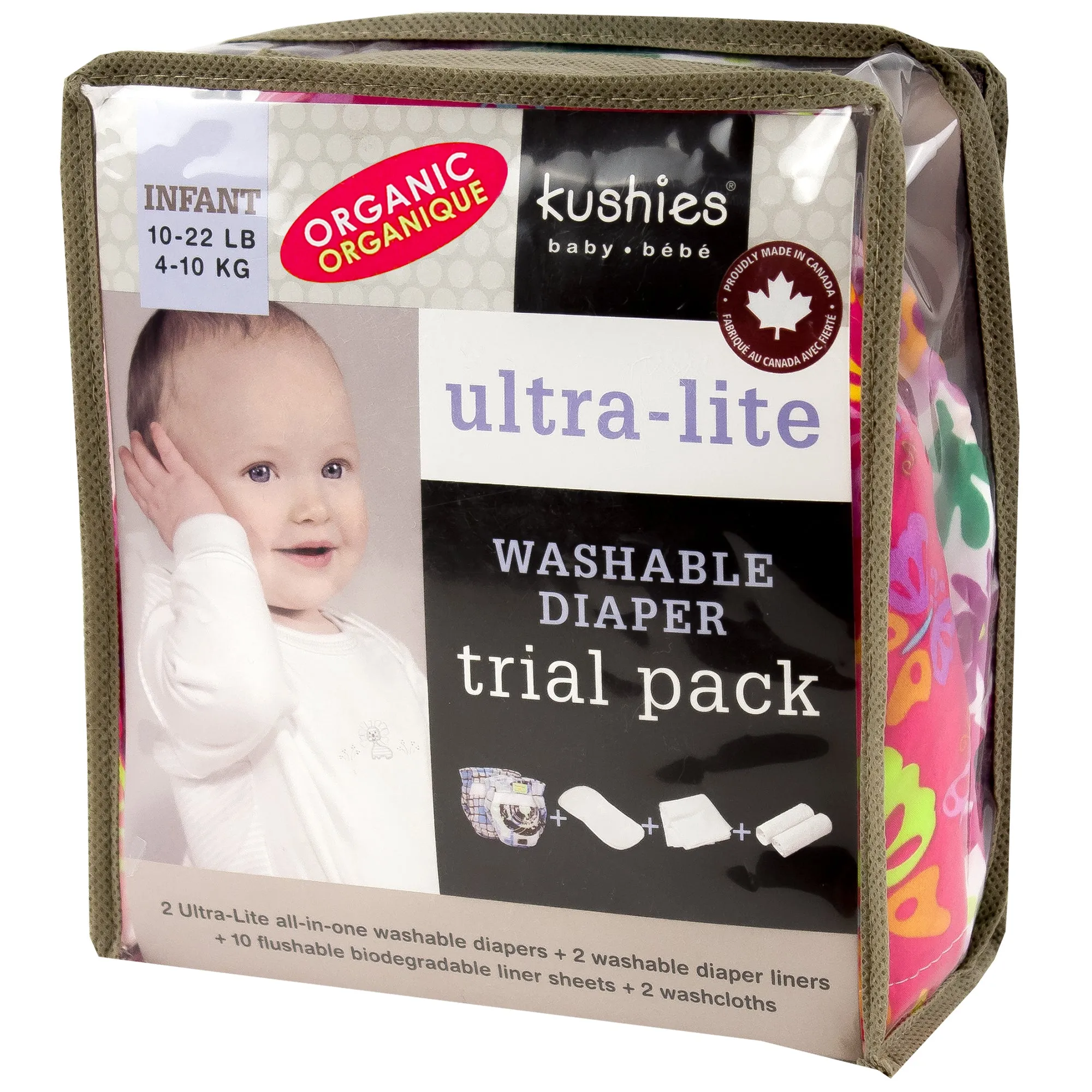 Ultra-Lite Infant Diaper Trial Pack | Organic