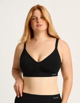 Wireless Full Bust T-Shirt Bra - Black